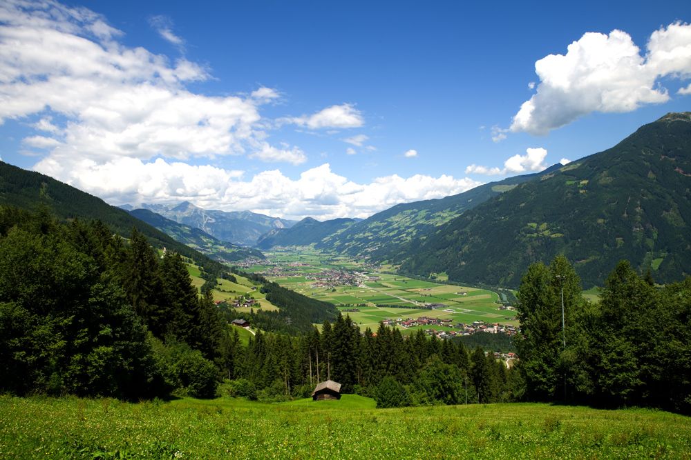 Alm der Ferienregion Zillertal an der unsere Gäste Urlaub machen